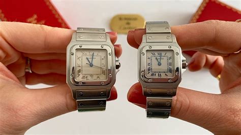 cartier tank santos|cartier santos size chart.